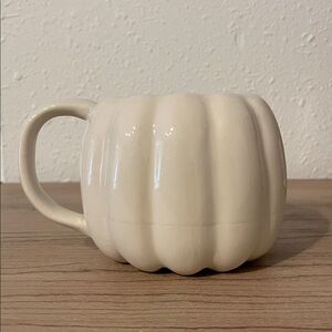 Anthropologie Pumpkin Mug